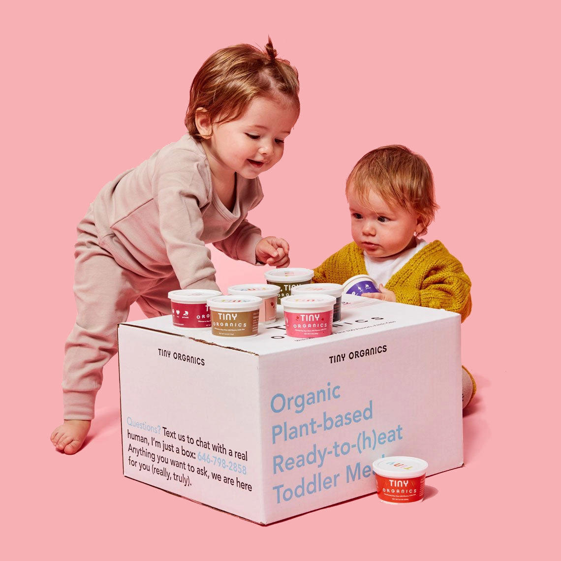 Babies with sustainable packaging
